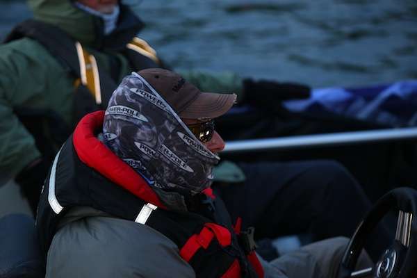 <p>Shaw Grigsby heads out ready for the sunny skies predicted to grace the anglers on Day 3. </p>
