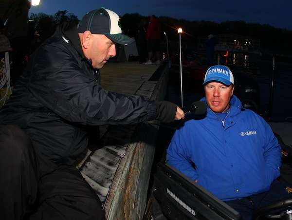 <p>Dave Mercer interviews Day 1 and 2 leader Greg Vinson. </p>
