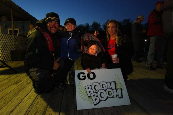 <p>The Fred "Boom Boom" Roumbanis family is ready to go.</p>
