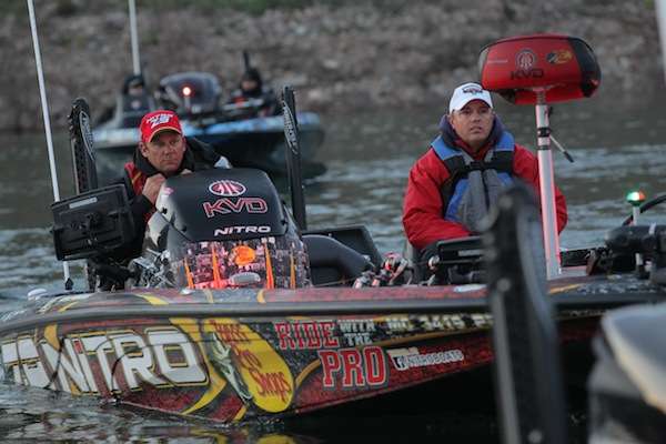 <p>Kevin VanDam looks to make a move on Day 3. </p>
