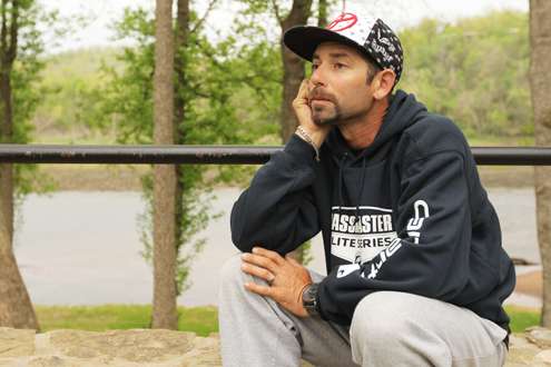 Mike Iaconelli was found relaxing in the same campground.