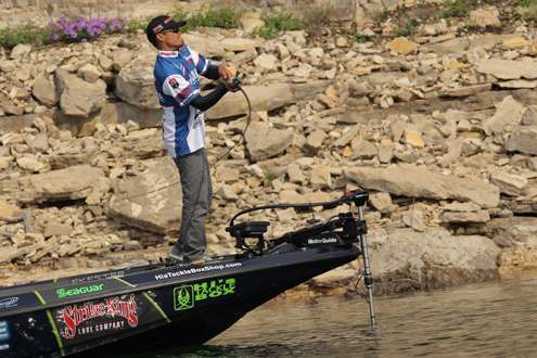 <p>Zaldain already has limit in his livewell and is looking for a nice fish.</p>
