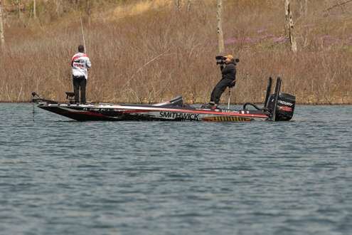 <p>Prince fished the same area with Steve Kennedy the first three days of the tournament. Kennedy, who didn't make the Day Four cut, had predicted Prince would do well after seeing the bass "pouring in" on the afternoon of Day Three.</p>
