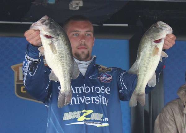 <p>Kyle Gates and Daniel Butler of St Ambrose University had 5 fish for 8-11 to finish 6th and qualify for the National Championship. </p>
