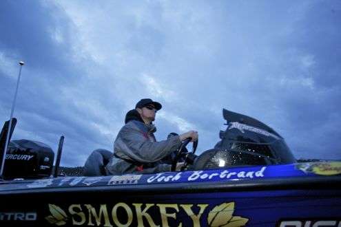 <p> </p>
<p>Josh Bertrand hopes to recover from a brutal Day One. He weighed only one bass Thursday (1-3).</p>
