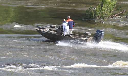 <p>Most anglers traverse this area with aluminum boats and jet-drive engines, like this local fishing Sunday.</p>

