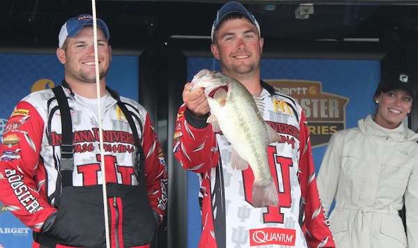 <p>Sean Gillenwater and Josh Collier of Indiana slid into the top 10 in 9th place with a two day total of 10-6.</p>
