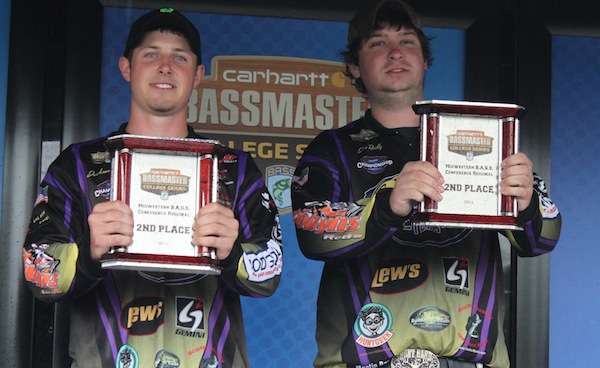 <p>Jackson Grabeel and Joseph Reilly of Western Illinois University finished 2nd with 16-4 for two days. </p>
