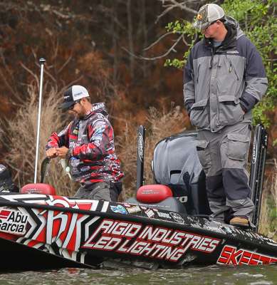 <p>It's upgrade time. The anglers are taking the time to verify the weights since it looks to be a close race.</p>
