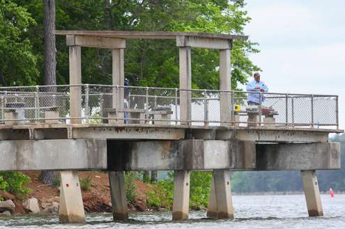 <p>Here is one of the many public access fishing docks on this great body of water.</p>
