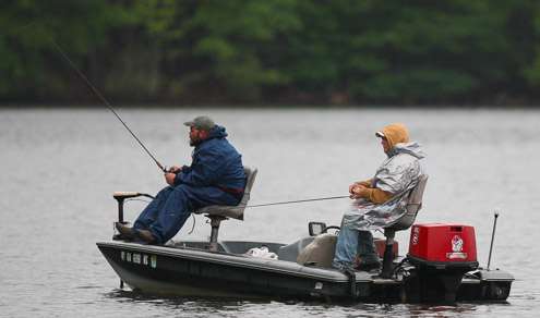 <p>Local anglers are hitting the West Point Lake this morning. The group waited as Chris Zaldain worked the shore.</p>
