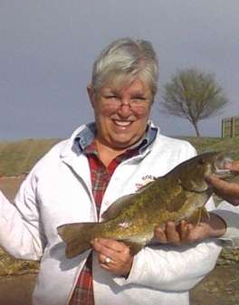 <p>
	Sharon Thomas, mother of five, caught this bass on the Missouri River in South Dakota last month. Her sister-in-law, Linda, submitted the photo with the caption: âMoms fish, too!â</p>
