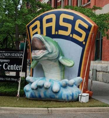 A giant inflatable B.A.S.S. logo! 
