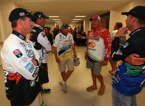 Anglers compared their practice on the Alabama River. 