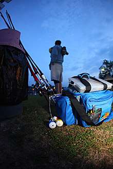 <p> </p>
<p>Tackle waits to be stowed and put to use before the start of Day Two.</p>
