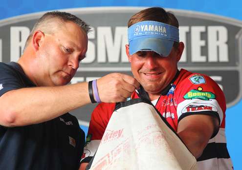 <p>Hometown angler Keith Poche had his struggles on the water and the weigh-in stand.</p>
