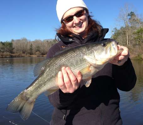 <p>Laurie Tisdale caught this 4-pounder this spring. "My kids have been begging to go fishing again," she said. "I think it's important to get them on the water, and I take them as often as I can."</p>
