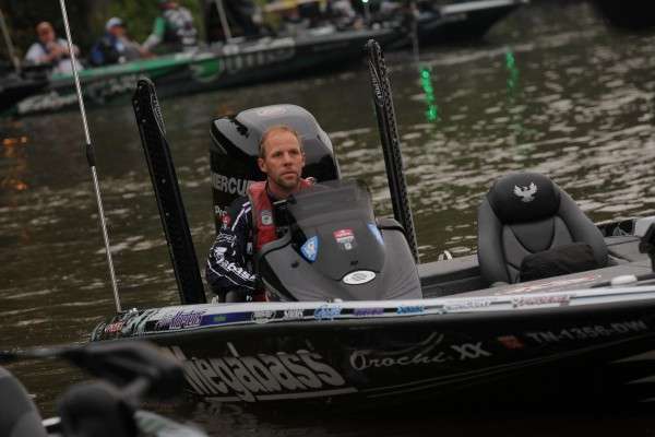 <p>Aaron Martens looks like he wants to wet a line as soon as possible.</p>
