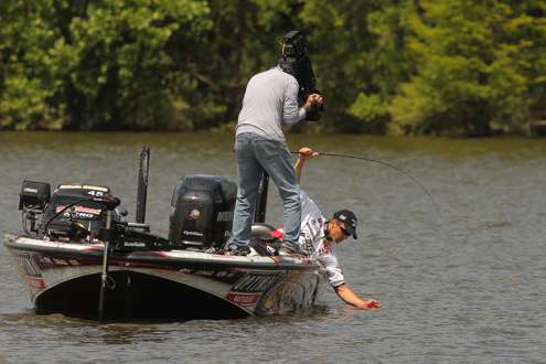 <p>The bass put up a good fight.</p>
