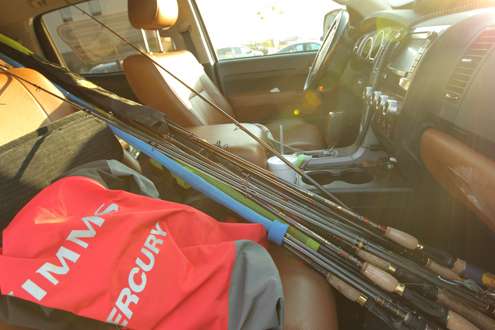 <p>Evers packs a rod for every occasion.</p>
