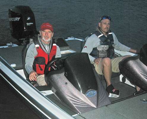 <p>I go through the boat check line Thursday with my partner Donnie Meade. </p>
