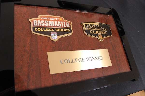 The other end goal for the year. The College Classic Qualifier award which will go to the won angler that wins his or her berth in the 2013 Bassmaster Classic. 