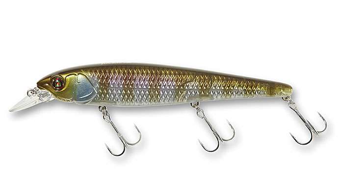 <p><strong>Jackall Jockie</strong></p>
<p>Jackall is introducing another must-have hardbait for 2014: the Jockie. Combining topwater design with jerkbait action, the new Jackall Jockie 120 was created by Kazuto Yamaki and is offered in six colors. A âBikkuri Minnowâ type lure, its diamond shaped lip allows it to dive straight with a quick turn of your reel, plus its bottom cup makes a popping sound when the lure hits the water. The Jockie 120âs rear moving weight system means long casting distances for a pop, dive and roll action, plus a unique inner scale molding design provides for fish-attracting underwater flash.</p>
