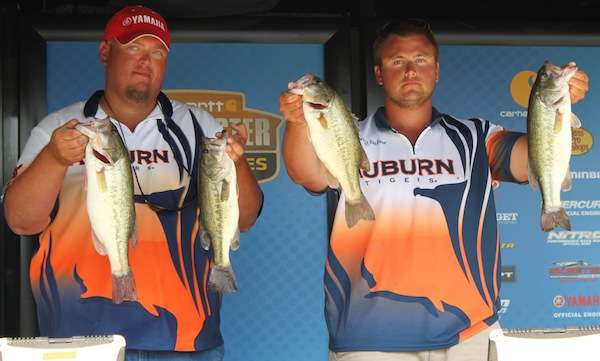 <p>Briggs Defoor and Brandon Worthey of Auburn just missed the cut, finishing 19th with 27-3. </p>
