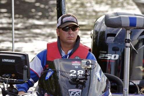 <p>Todd Faircloth prepares to take off for Day One of the Diet Mountain Dew Mississippi River Rumble. Faircloth won the event here last season.</p>
