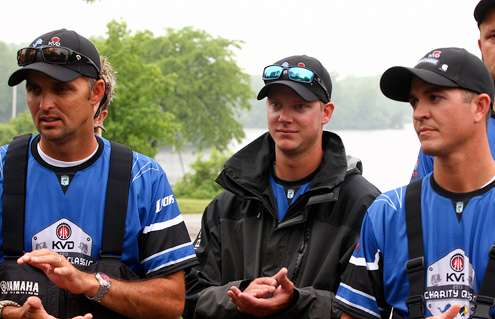 <p>Marty Robinson, Jonathon VanDam and Casey Ashley also captained fishing teams. </p>
