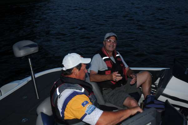 <p>Alex Bergeron and Kent Craft were in the last boat of the last flight.</p>
