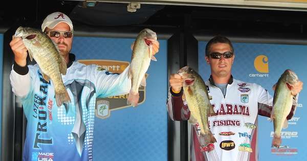 <p>Lealand Johnson and Weston King of the University of Alabama finished 34th with 21-15. </p>
