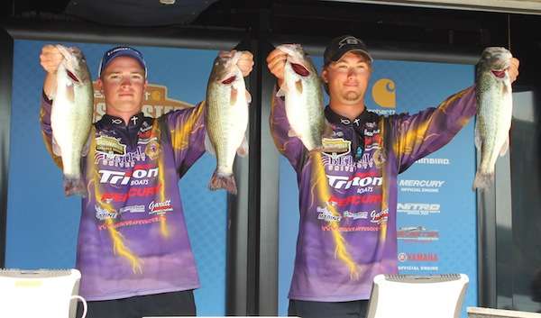 <p>Jacob Hardy and Jake Lawrence of Bethel took the lead and finished with it, bringing in 40-14 over two days. The Wild Card Champions also qualified for the Carhartt College Series National Championship. </p>
