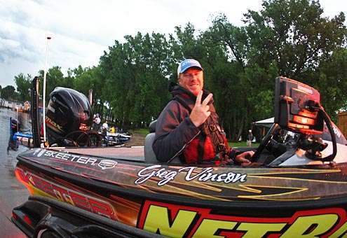 <p>Starting the day in seventh place, Greg Vinson has victory on his mind.</p>
