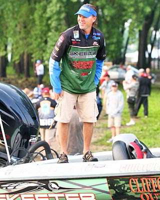<p>Cliff Pirch is happy to be in his first Top 12.</p>
