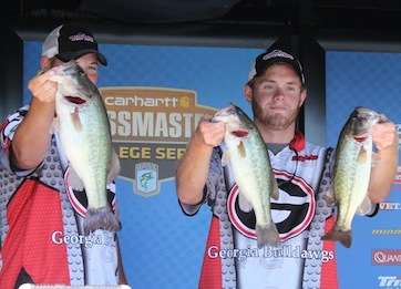 <p>Byron Kenney and Brian Rosso of UGA sit in 19th with 14-5 on day one. </p>
