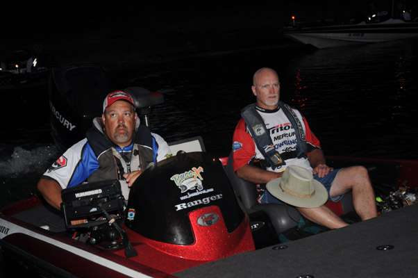 <p>Scott Jones of Arkansas and Jeff Saunders of Missouri are paired up for the day.</p>
