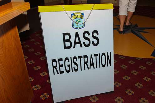 <p>This is the place. Itâs registration time for the Elite Series pros and their Marshals.</p>
