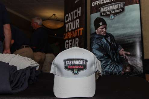 <p>The Marshals always get some great Carhartt/Bassmaster gear during the registration.</p>
