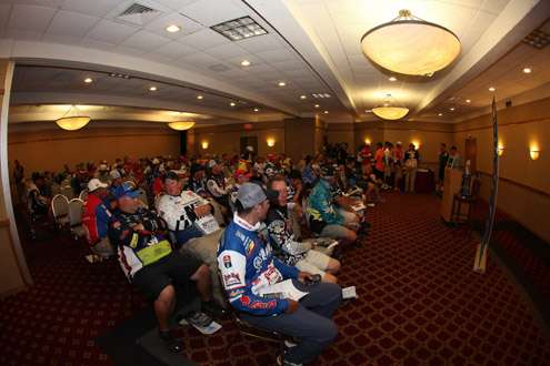 <p>The Bassmaster Elite Series pros are in the house!</p>
