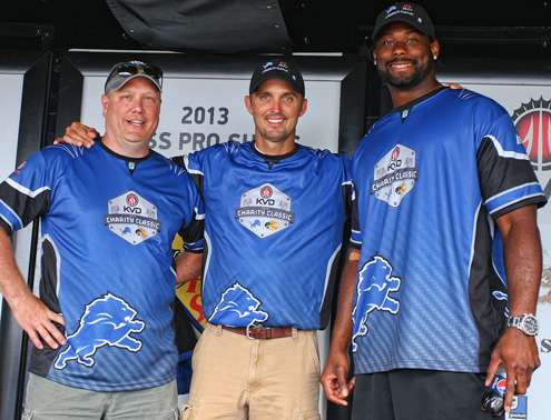 <p>Carhartt Team 2 was captained by Elite Series pro Marty Robinson. Robinson fished with teammates Tony Ambroza, Harry McPherson and Detroit Lions tight end Brandon Pettigrew. </p>

