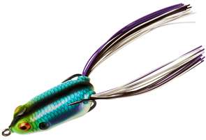 <p>Booyah's new Pad Crasher topwater frog is designed to walk with ease while skimming over the top of the thickest slop. A bass boat-style belly ensures just the right amount of wiggle and walk. Two stout hooks wrangle heifer bass from the thickest stuff. <a href=