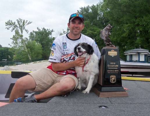 <p>Ranger was at Table Rock for Casey Scanlon's Bass Pro Shops Bassmaster Central Open victory in 2009. "Ranger has been with Casey for 8 years, so he was glad Ranger was there for this big win," said Mary Kay Scanlon. "Ranger knows his fishing. He is currently in 219th place in Fantasy Fishing with 5,417 points. He gets computer assistance from a family member."</p>
