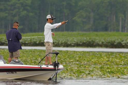 <p>Masahio Yanase traveled the most to fish this event -- from Japan.</p>
