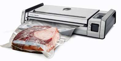 <p>FoodSaver has upped the ante with its latest vacuum sealer, the FoodSaver Titanium G800. As it sounds, the Titanium is rock solid and is as close to a commercial-grade food sealer as you can find. It'll take on the biggest food items like hams and backstraps with no need to pare down. <a href=