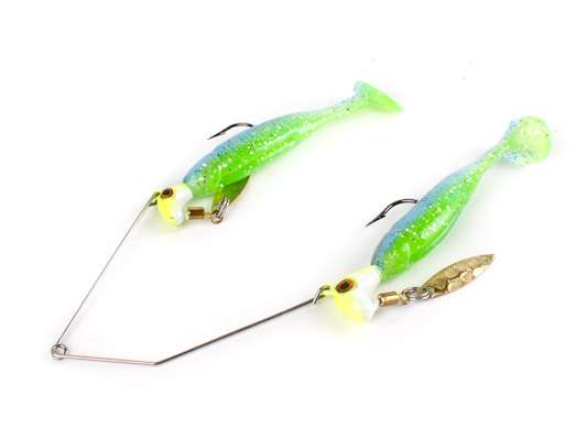 <p><u><strong>Blakemore Bang Shad Buffet</strong></u></p>
<p>New from the company that brought you the Road Runner is the Blakemore Bang Shad Buffet, a twin-bait presentation for a pair of Bass Assassin swimbaits on Road Runner heads that has a unique swimming action and comes in 11 colors.</p>