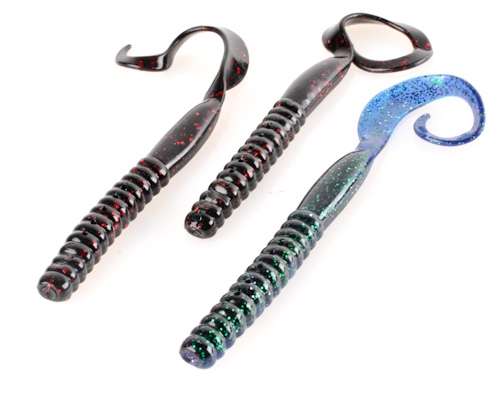 <p><u><strong>Stinky Fingers: Curl Tail</strong></u></p> <p>Stinky Fingers brings us new colors for a few of its soft plastic baits this year â here the Curl Tail in river bug and black red flake. All of Stinky Fingers' baits are sponge baits that soak up a potent attractant that releases in the fish's mouth when it bites.</p> 
