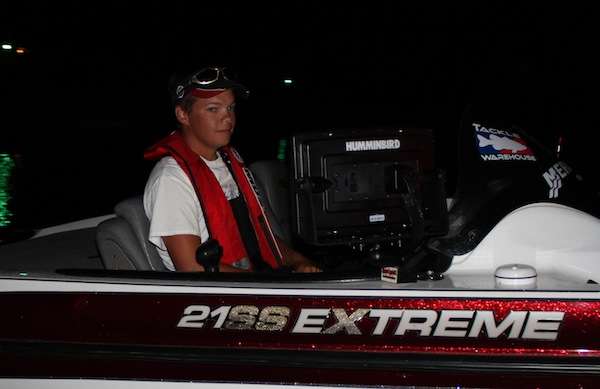 <p>Cody Ross of Bethel is ready to hit the water. </p>
