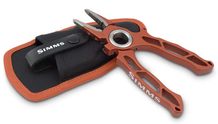 <p>Simms Pliers</p> <p>These pliers are cut from aluminum so they won't weigh you down or corrode. Plus, they've got a nifty side cutter that's a cinch to use.</p>