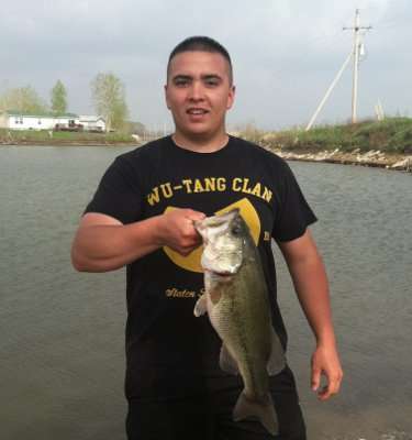 <p>Antonio Vallejos of Bellevue, Neb., caught this 6-5 from a trailer park pond on a Rapala Scatter Rap.</p>
